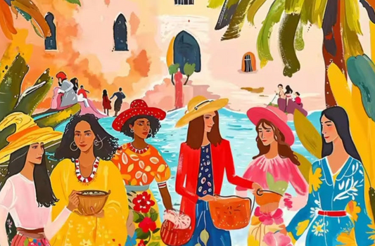 Puzzle, Les Dames en vacances, 500 ou 1000 pièces, Décoration murale
