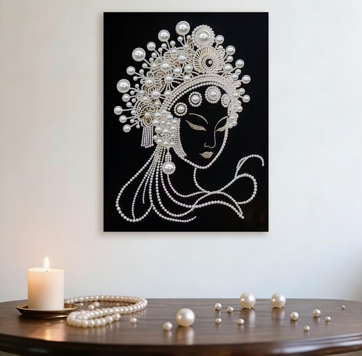 Kit de broderie diamant, Foi Espérance Amour, Cadeau ou décoration en mosaïque perlée