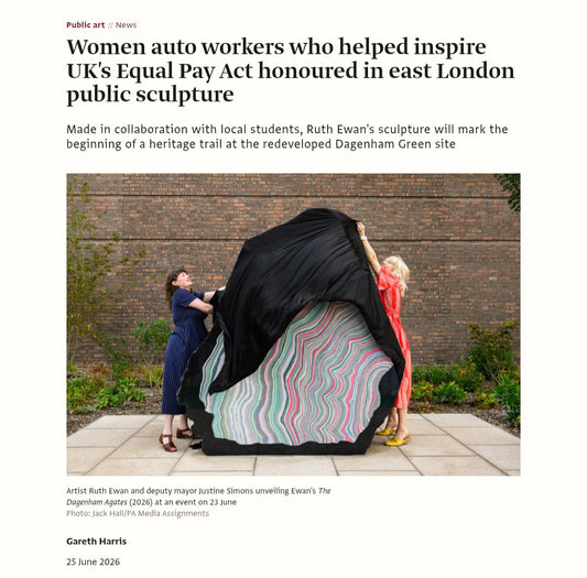 Women auto workers honored with London sculpture