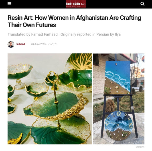 Resin Art: Women in Afghanistan Craft Futures