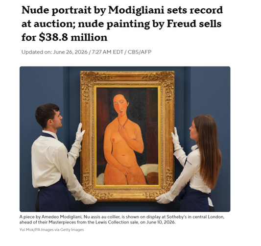 Art Sells with Female Muses ... and Sells Big.