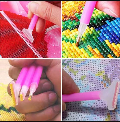 Diamond Paint Organizer, Tools-Pens-Trays, 20 Piece Set, Contain Crystals, Multiplacer included, Carrying Bag Optional, Beginner or Expert