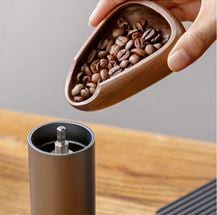 Cucharada para Granos de Café, Madera Maciza, Pala Natural, Boquilla Cónica Tallada, Herramienta de Medición para Espresso, Hojas de Té, Harina, Sales de Baño, Barista Elegante