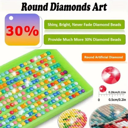 Kit de broderie diamant, Foi Espérance Amour, Cadeau ou décoration en mosaïque perlée
