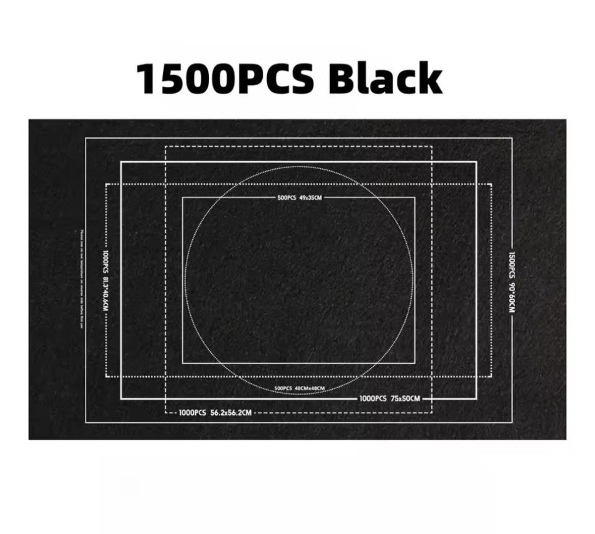 Jigsaw Puzzle Mat Roll Up Board, for Up to 1500 Pieces, Large Portable Table Saver, Puzzle Organizer Keeper, Tidy Creative Talent