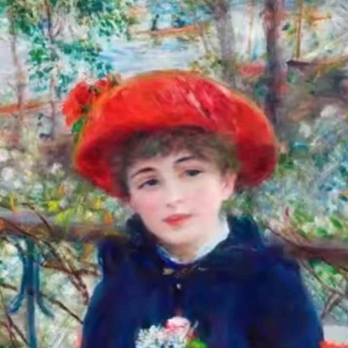 DIY Paint by Numbers Kit, Renoir, Two Sisters, LINEN Canvas, Framed or Unframed, Multiple Sizes, Learn a New Craft, Gift Classic Masterpiece
