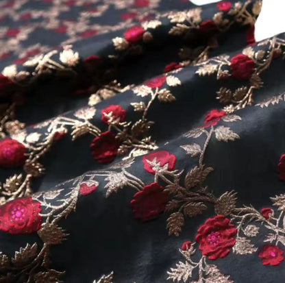 Fabric, Metal Wire Brocade Jacquard, DIY Sew Gown Suit Vest Jacket, Upholstery, Fabric Art, Sold by the Meter