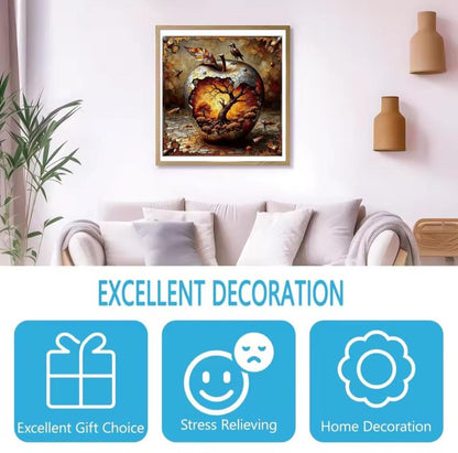 Wooden Jigsaw Puzzle, Autumn Season, 5mm Thick, Nature Lovers, Party Fun, Preserve as Decor