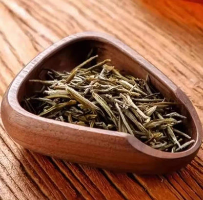 Cucharada para Granos de Café, Madera Maciza, Pala Natural, Boquilla Cónica Tallada, Herramienta de Medición para Espresso, Hojas de Té, Harina, Sales de Baño, Barista Elegante
