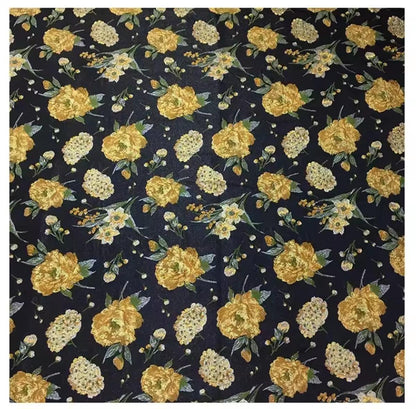 Fabric, Gold Silk Brocade Jacquard, DIY Sew Dress Blouse Skirt, or Fabric Crafts, Sold By the Meter