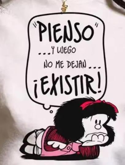 Mafalda Brainstorms T-shirt, Latin Spanish Icon, Funny top, Cultura and Language, Comic T-shirt, Make Smiles, Adult or Child