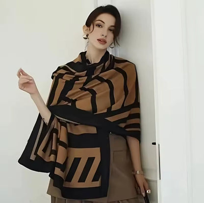 Travel Wrap, Fashion, Cotton Linen, Lightweight Ultra-Soft Oversized Shawl