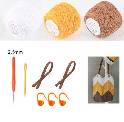 Kit de bordado DIY para punto de cruz en un bolso de lona, Casas coloridas bajo el sol brillante, 11CT, Lona estampada, Moda artesanal, Diseño vivo