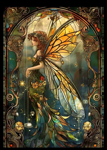5D Diamond Paint Kit, Fairy Dreamer, 3 Sizes, DIY Mosaic Art Decor