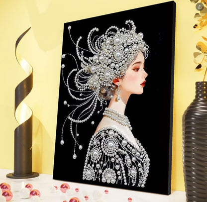 Kit de broderie diamant, Foi Espérance Amour, Cadeau ou décoration en mosaïque perlée