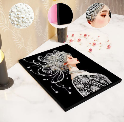 Kit de broderie diamant, Foi Espérance Amour, Cadeau ou décoration en mosaïque perlée