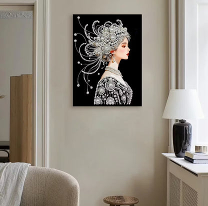 Kit de broderie diamant, Foi Espérance Amour, Cadeau ou décoration en mosaïque perlée
