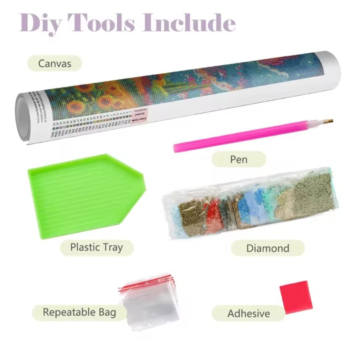 Kit de pintura de diamantes DIY, Dibujos animados aptos para niños, Diamante redondo o cuadrado, Tema de escondite, Mosaico pegado, Fiesta navideña, Haz sonreír a un niño