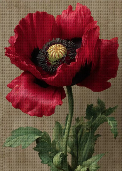 Kit de broderie DIY, Décoration murale, Tout ira bien, 11/14 CT, Motivationnel