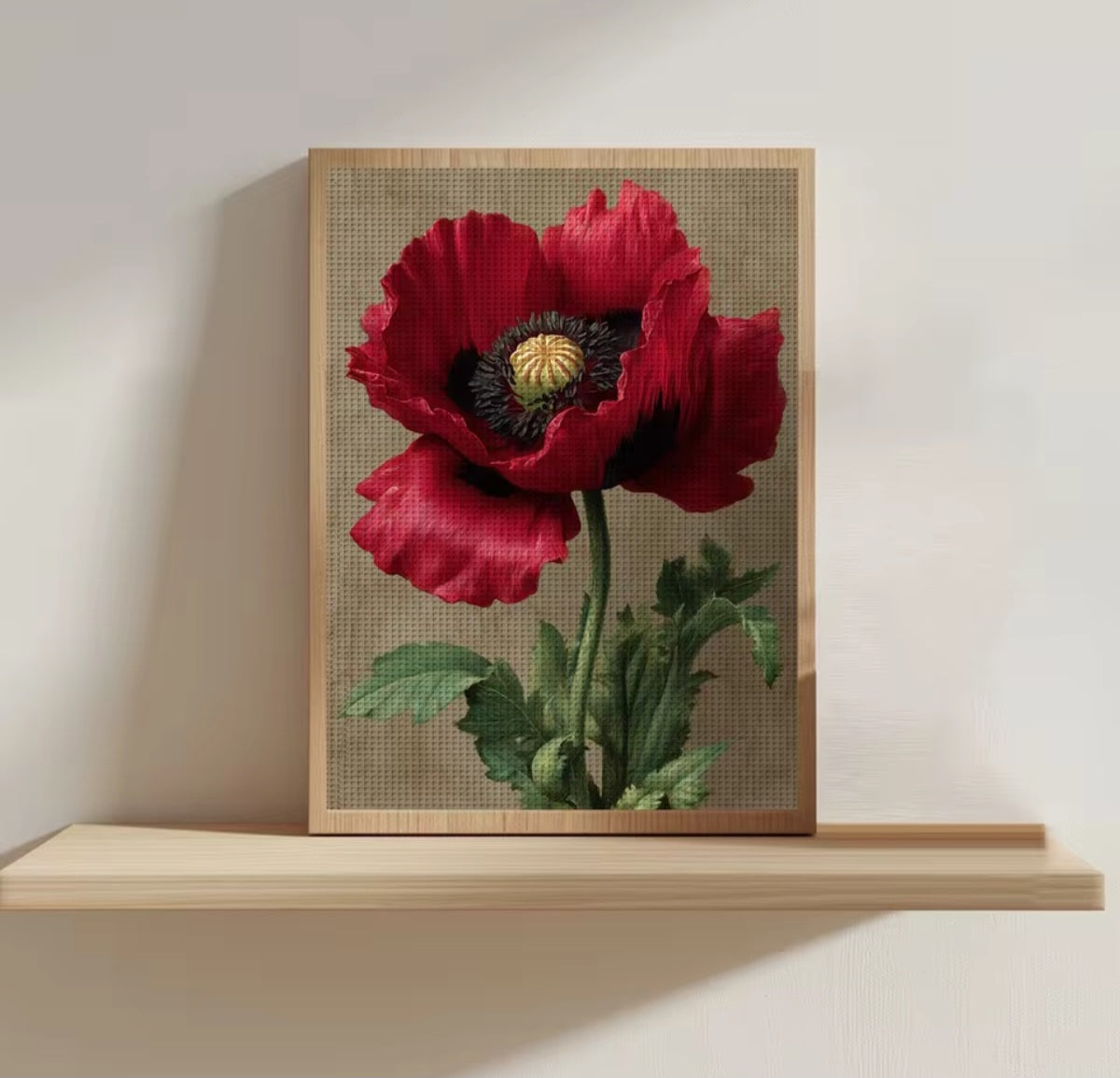 Kit de broderie DIY, Décoration murale, Tout ira bien, 11/14 CT, Motivationnel