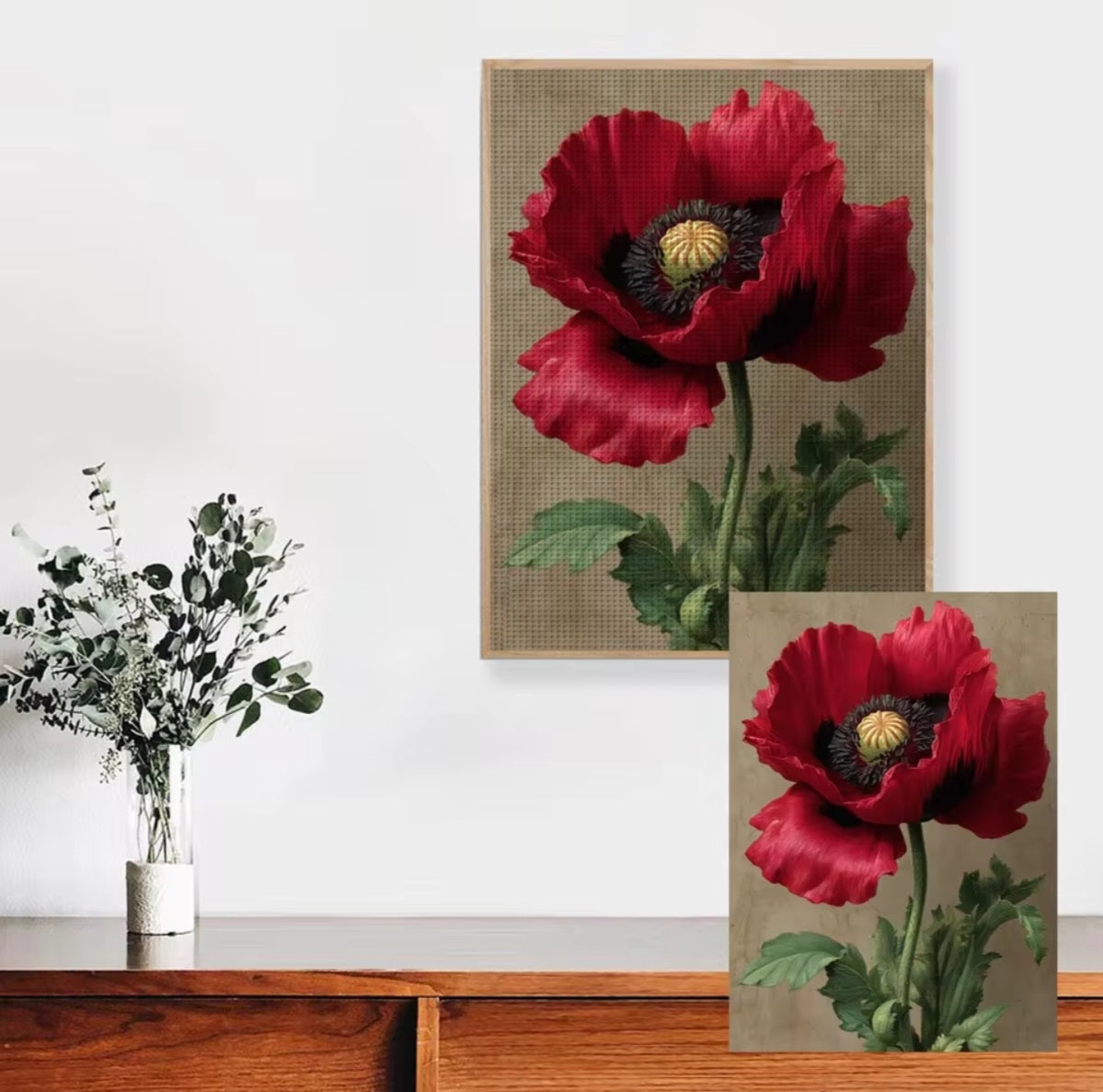 Kit de broderie DIY, Décoration murale, Tout ira bien, 11/14 CT, Motivationnel
