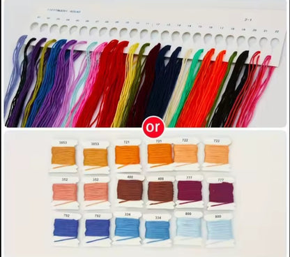 Kit de broderie DIY, Décoration murale, Tout ira bien, 11/14 CT, Motivationnel