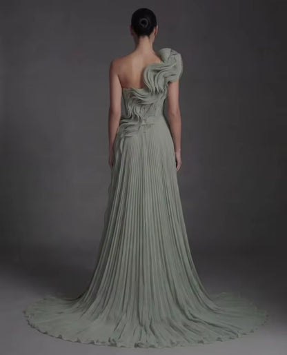 Robe de soirée, Gala du Nouvel An ou toute l'année, Robe en satin, Couleur et taille personnalisables, Longueur ras du sol, Taille haute, Col en V, Ceinture, Sur mesure
