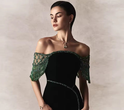 Vestido de noche, para Nochevieja o todo el año, vestido de satén, color y talla personalizables, hasta el suelo, talle alto, escote en V, fajín, hecho a medida