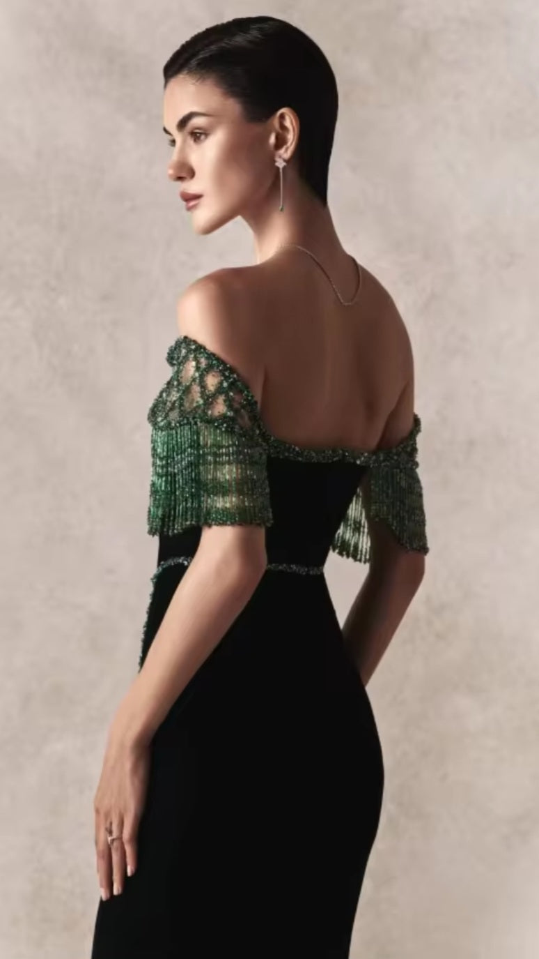 Vestido de noche, para Nochevieja o todo el año, vestido de satén, color y talla personalizables, hasta el suelo, talle alto, escote en V, fajín, hecho a medida