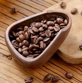 Cucharada para Granos de Café, Madera Maciza, Pala Natural, Boquilla Cónica Tallada, Herramienta de Medición para Espresso, Hojas de Té, Harina, Sales de Baño, Barista Elegante