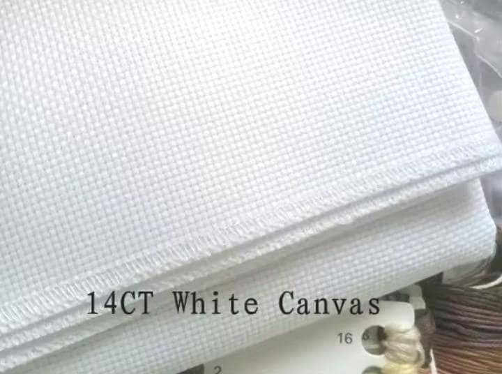 Embroidery Kit, 14CT Unprinted Cross Stitch, Large Canvas (53 x 71 cm), Romantic Art Decor or Gift, Save Memories