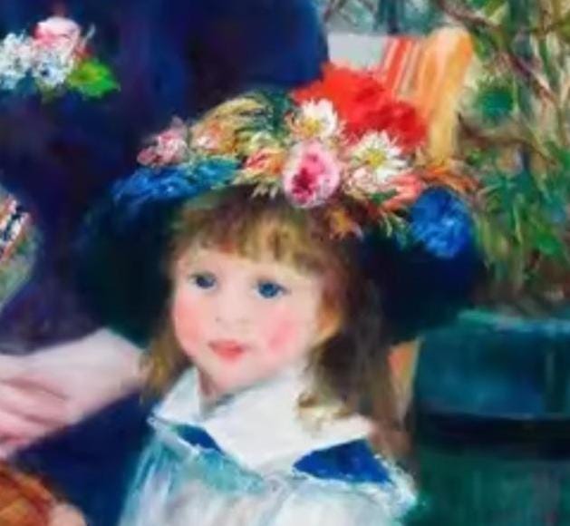 DIY Paint by Numbers Kit, Renoir, Two Sisters, LINEN Canvas, Framed or Unframed, Multiple Sizes, Learn a New Craft, Gift Classic Masterpiece