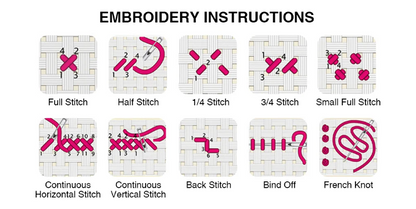 Kit de broderie DIY pour sac cabas à broder au point de croix, 11CT, toile imprimée, mode artisanale, design original